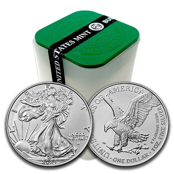 Compare 2024 American Silver Eagle Tube of 20 prices