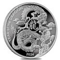 Compare 2024 Asahi Lunar Dragon 1 oz Silver Round prices