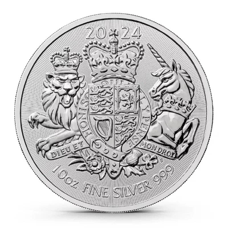 Compare 2024 1 oz Royal Arms Silver Coin prices
