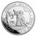 Compare 2024 Somalia Elephant 1 oz Silver Coin prices