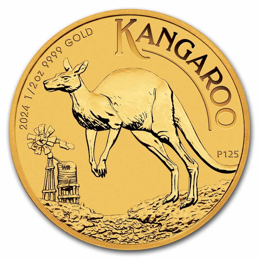 Compare 2024 Australia 1/2 oz Kangaroo Gold Coin prices