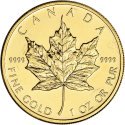 Compare 2026 1 oz Canadian Gold Maple Leaf $50 Coin BU prices