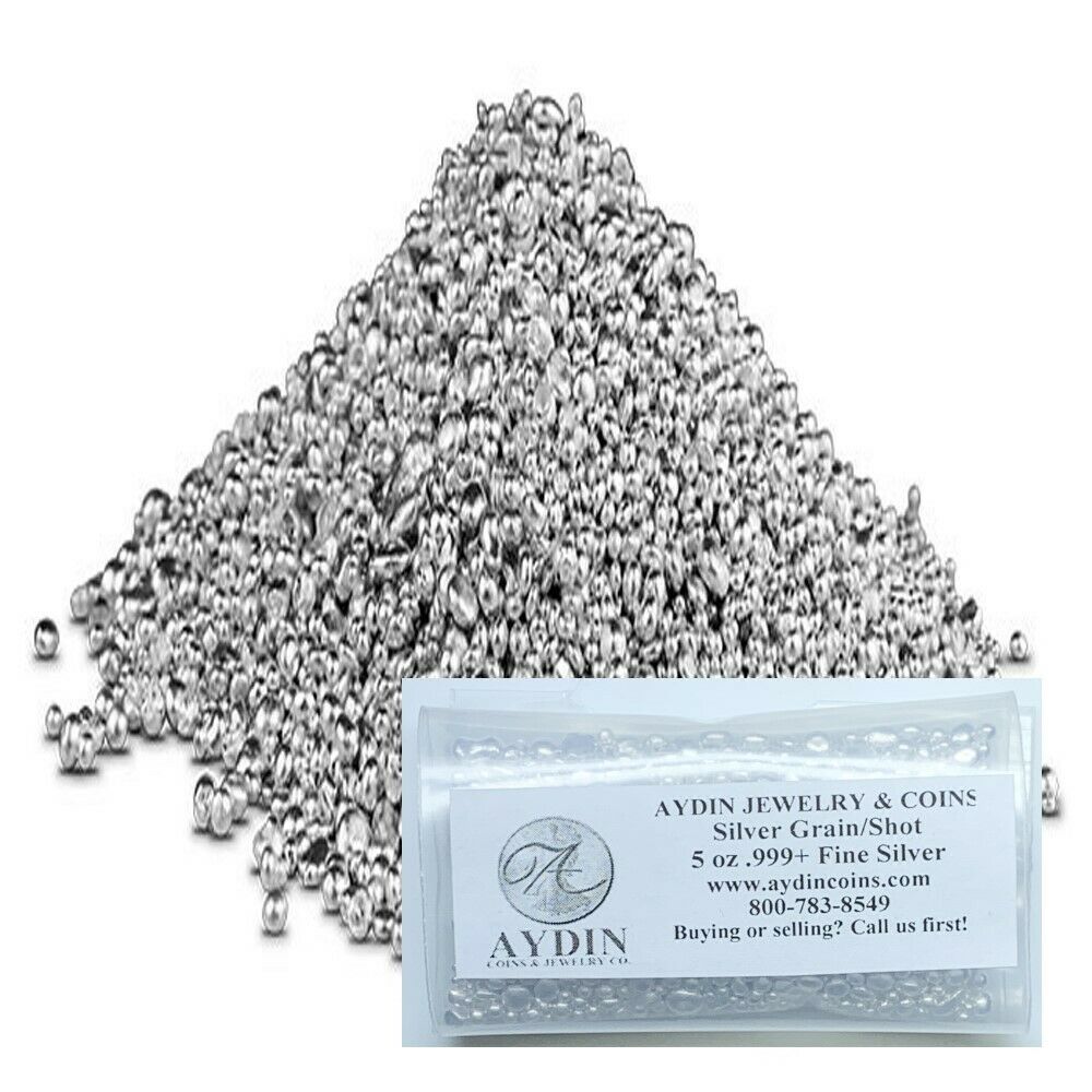 Compare 5 oz Troy Ounces Silver Poured Shot .999+ Fine Silver prices