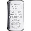 Compare Golden State Mint 5 oz Silver Bar prices