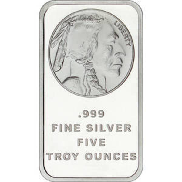 Compare 5 oz Silver Bar - Buffalo prices