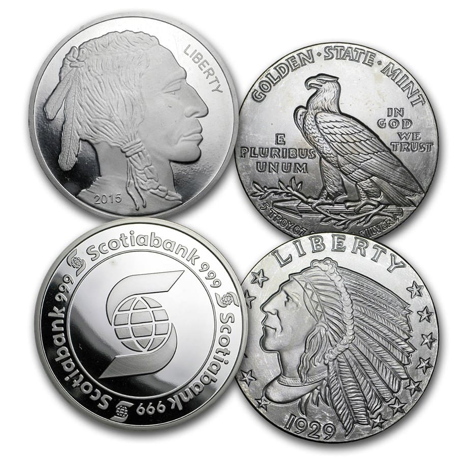 Compare 5 oz Silver Round Secondary Market prices