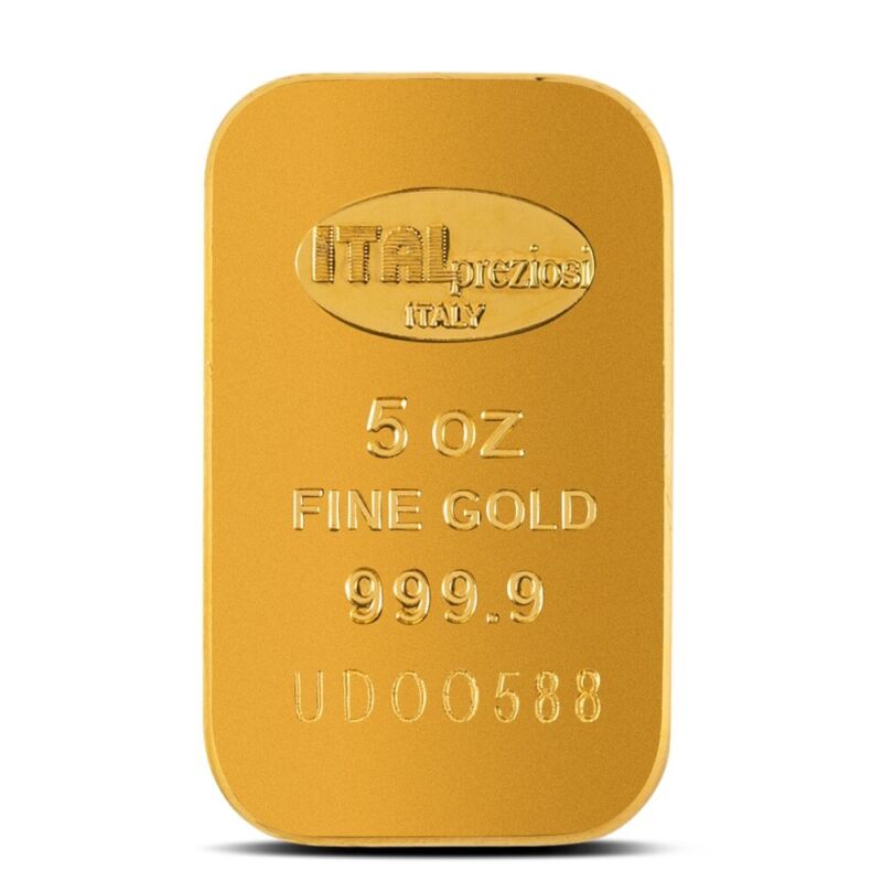 Compare 5 oz Gold Bar - Italpreziosi prices