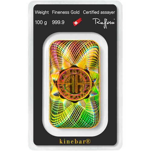 Compare Argor Heraeus 100 gram gold Kinebar prices