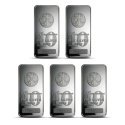Compare 10 oz Silver Bar - Lot of 5 prices