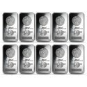 Compare 5 oz Silver Bar - Lot of 10 prices