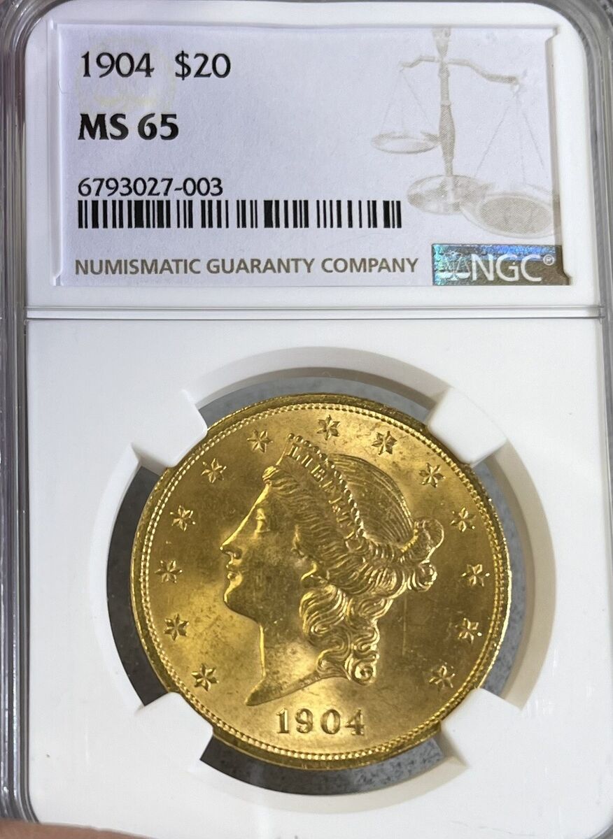 Compare NGC/PCGS MS-65 $20 Liberty Double Eagle Gold Coin - Random Year prices
