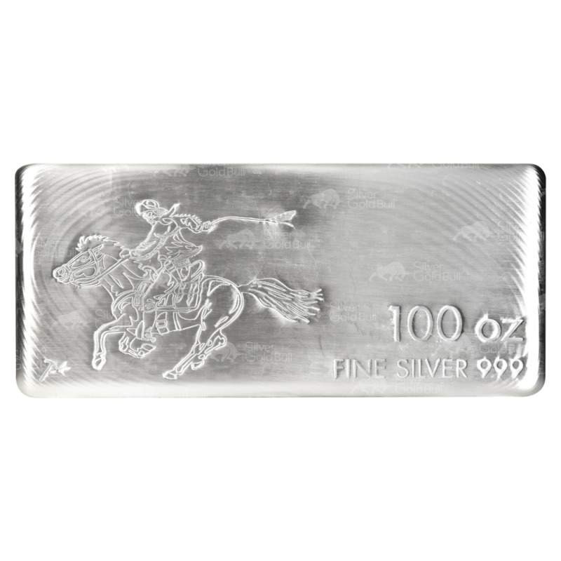 Compare Silvertowne 100 oz Silver Bar Pony Express prices