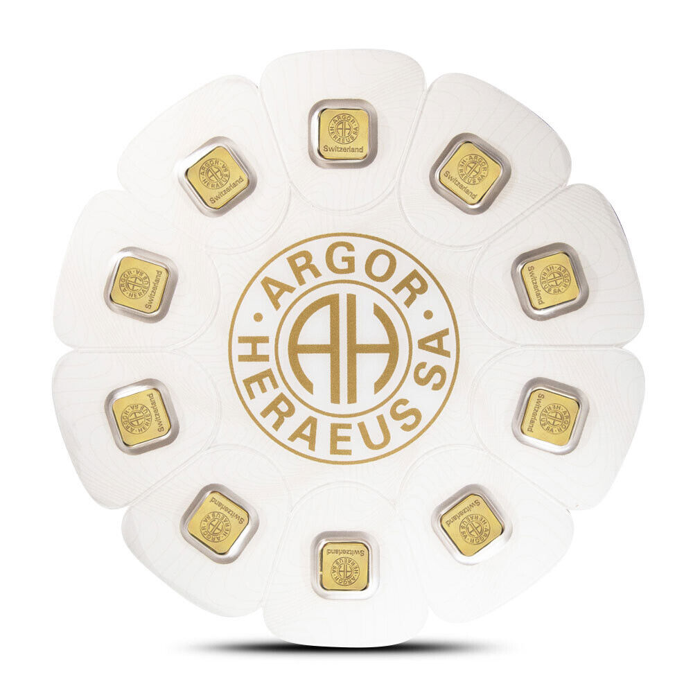 Compare Argor-Heraeus GoldSeed 10x1 gram Gold Bar prices