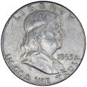 Compare Franklin 90% Silver Half Dollars, $1 FV prices