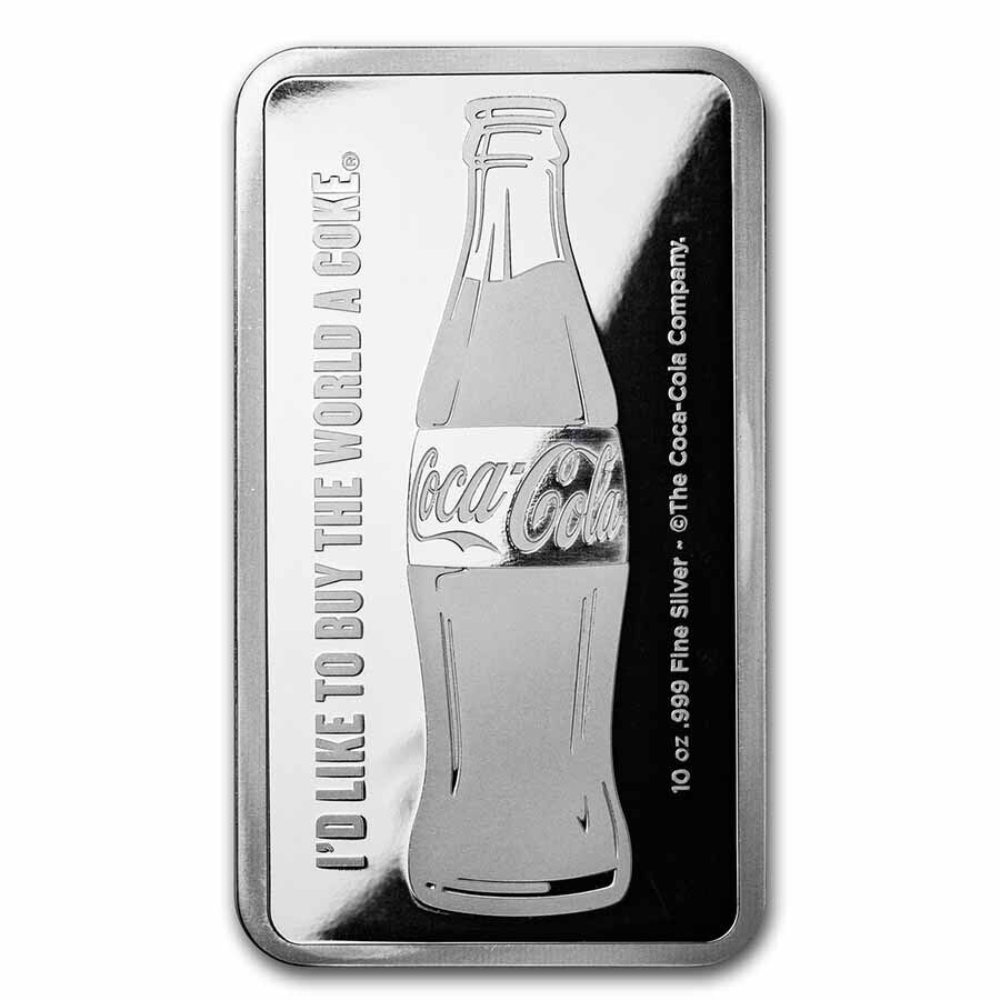Compare Coca-Cola 10 oz Silver Bar prices