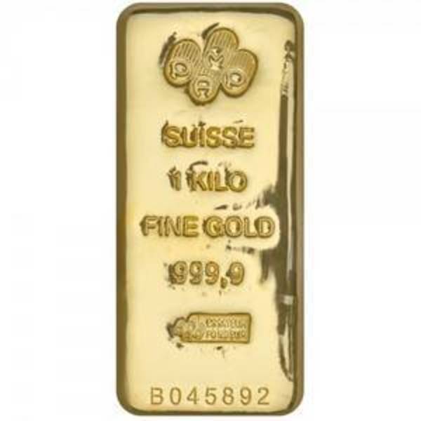 Compare 1 Kilo Gold Bar .9999 Fine prices