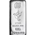 Compare 1 Kilo Holy Land Mint Cast Silver Bar prices