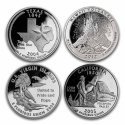 Compare $10 Face Value 90% Modern Quarters - Statehood/ATB Proofs prices
