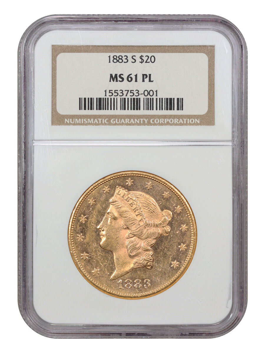 Compare $20 MS-61 Liberty Double Eagle Gold Coin (NGC or PCGS) - Random Year prices