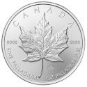 Compare 1 oz Palladium Canadian Maple Leaf - Random Year prices