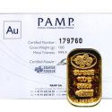 Compare PAMP Suisse 100 Gram Poured Gold Bar prices