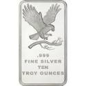 10 oz Silver Bars SilverTowne Eagle
