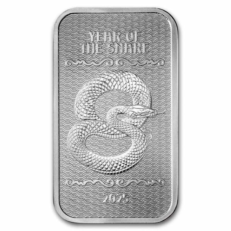 Compare 1 oz Silver Year of the Snake Bar (2025) prices