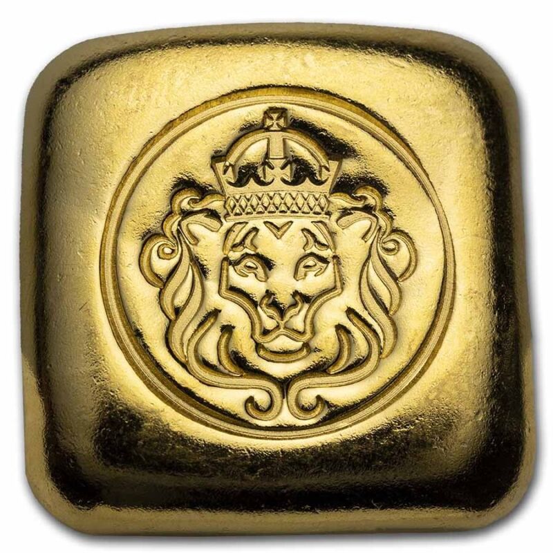 Compare 1 oz Scottsdale Mint Lion Cast Gold Bar prices