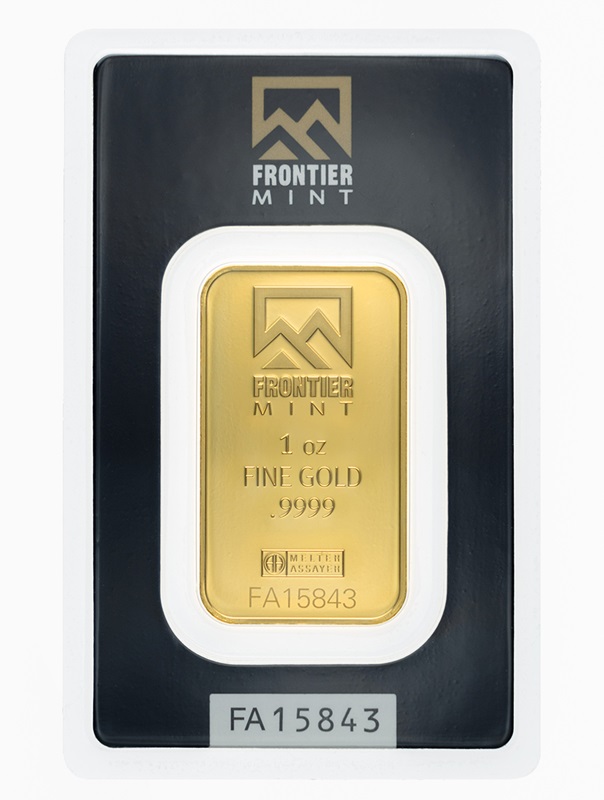 Compare 1 oz Gold Bar - Frontier Mint prices