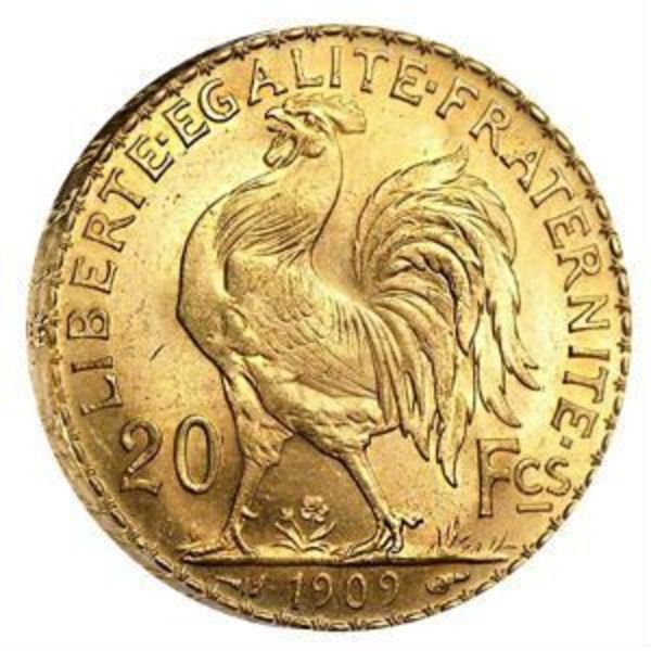Compare gold prices of 20 Francs French Gold Rooster (Random)