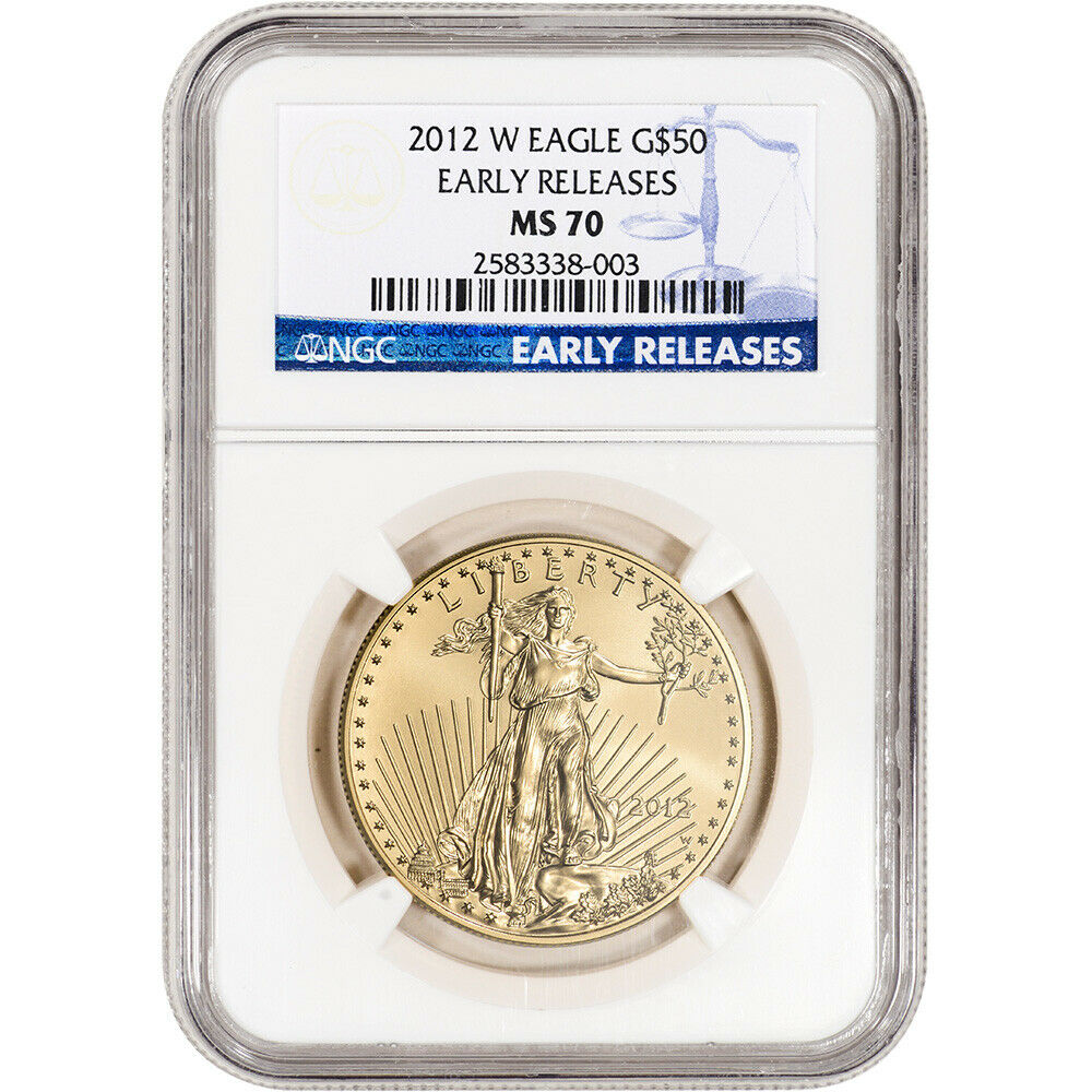 Compare 2012 American Eagle 1 oz Gold Coin - NGC MS-69 dealer prices