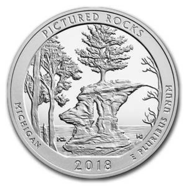 Compare prices of 2018 5 oz Silver ATB Pictured Rocks National