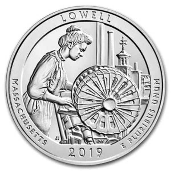 Compare 2019 ATB Lowell National Historical Park, MA 5 oz Silver