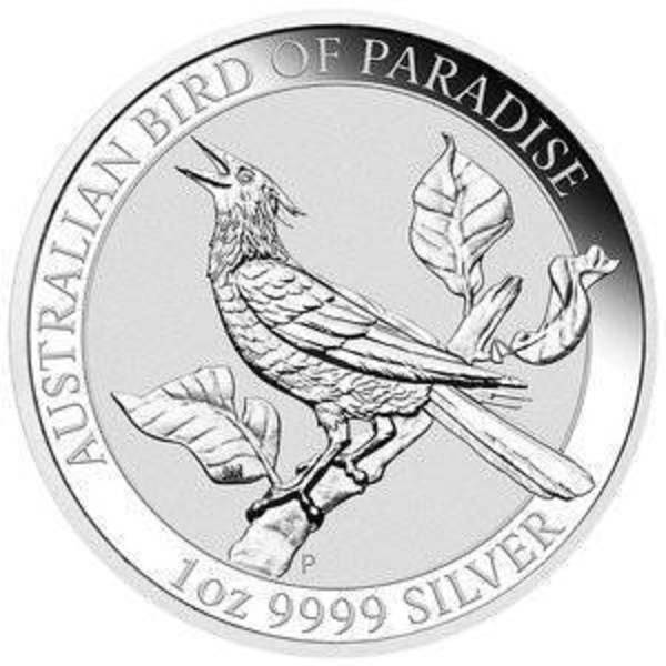 Compare silver prices of 2019 Australia 1 oz Silver Bird of Paradise Manucodia