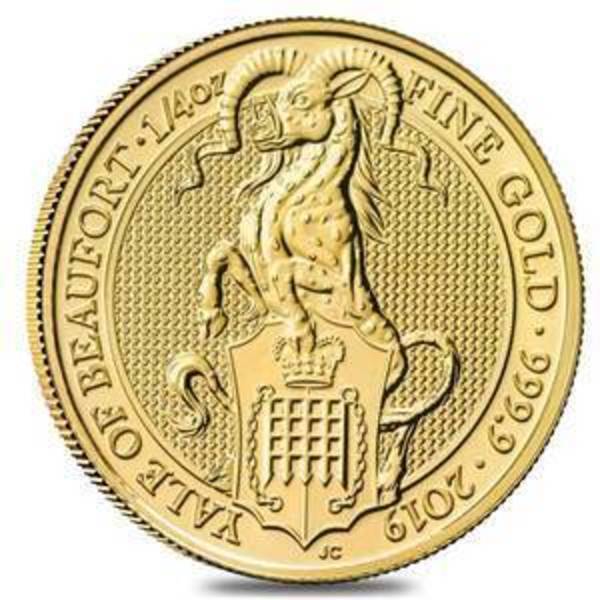 Compare cheapest prices of 2019 Gold 1/4 oz Yale of Beaufort - Queen's Beasts 