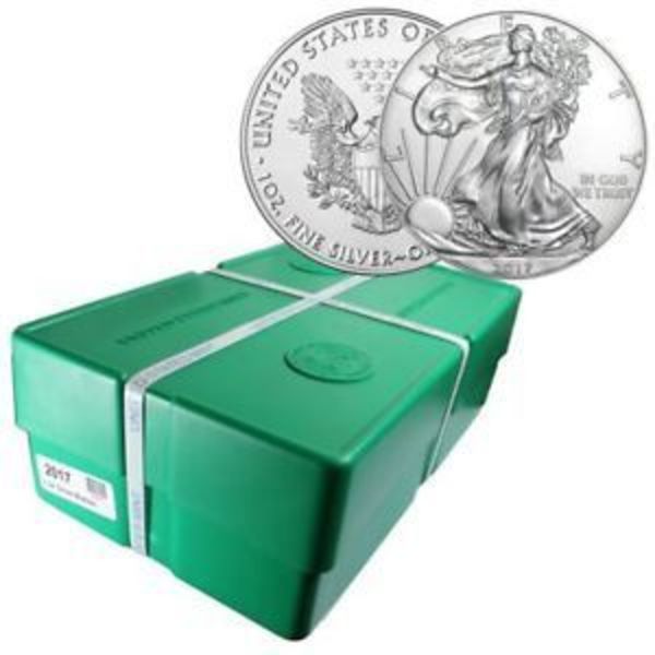 Compare silver prices of 2020 American Silver Eagle Monster Box (500 Coins)