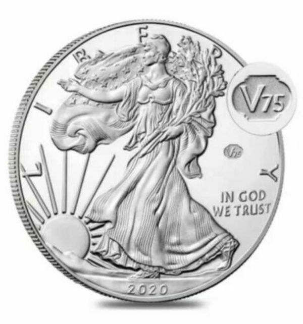 Compare silver prices of 2020 W AMERICAN SILVER EAGLE ASE V75 WORLD WAR II 75th