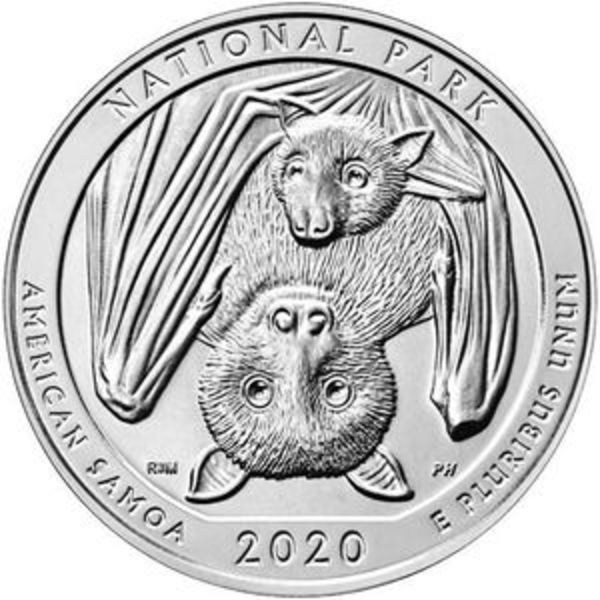 Compare silver prices of 2020 ATB American Samoa National Park 5 oz Silver Coin