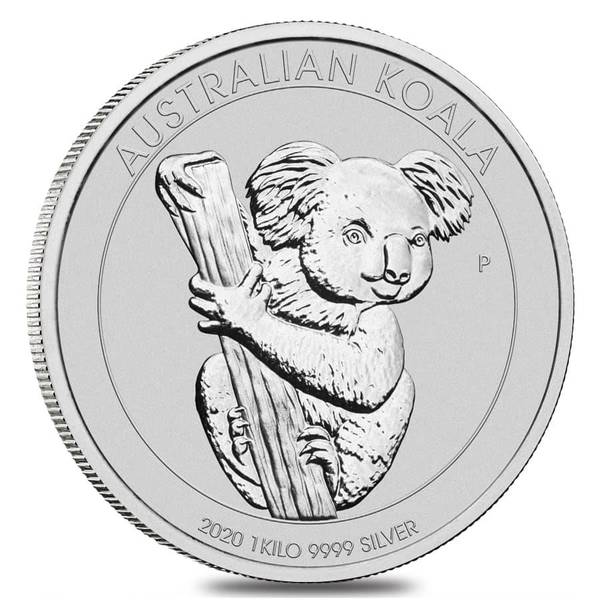 Compare silver prices of 2020 1 Kilo Silver Australian Koala Perth Mint