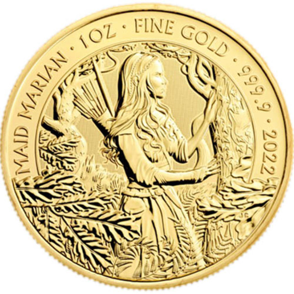 Compare cheapest prices of 2022 Great Britain Myths and Legends Maid Marian 1 oz Gold Coin 