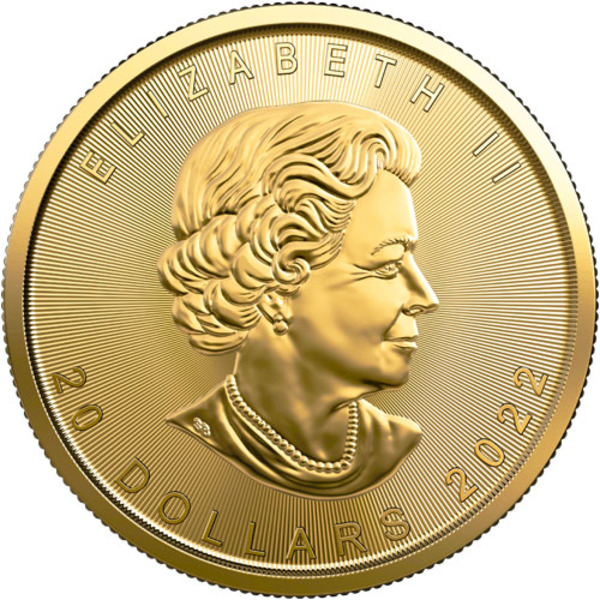 Compare cheapest prices of 2022 Canadian Maple Leaf 1/2 oz Gold Coin 