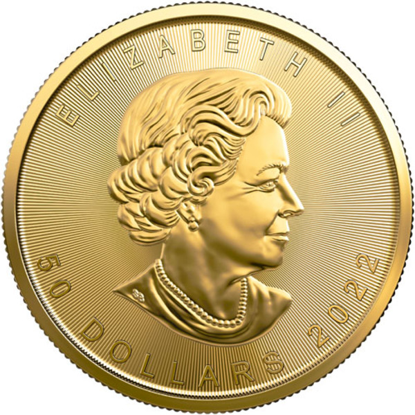 Compare gold prices of 2022 Canadian Maple Leaf 1 oz Gold Coin