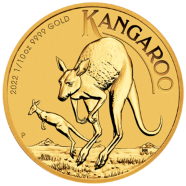 Compare gold prices of 2022 Australia Kangaroo 1/10 oz Gold Coin