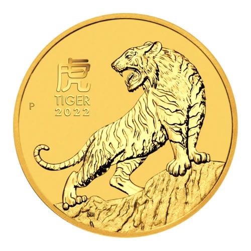Compare gold prices of 2022 Australian Lunar Year of the Tiger 1/20 oz Gold Coin