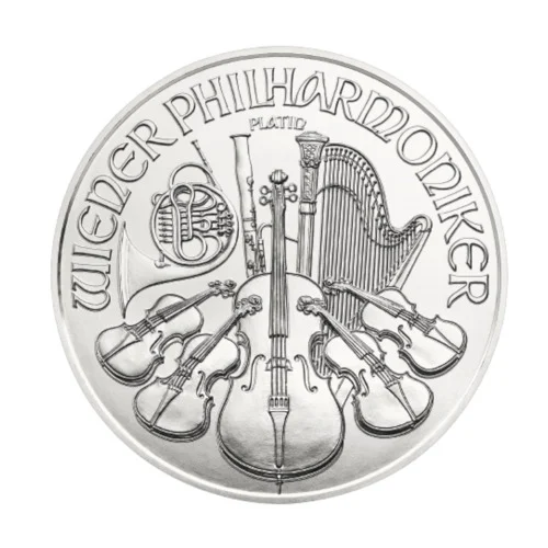 Compare platinum prices of 2022 Austrian Philharmonic 1 oz Platinum Coin