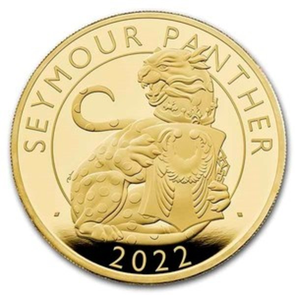 Compare gold prices of 2022 Royal Tudor Beasts Seymour Panther 5 oz Gold Proof Coin