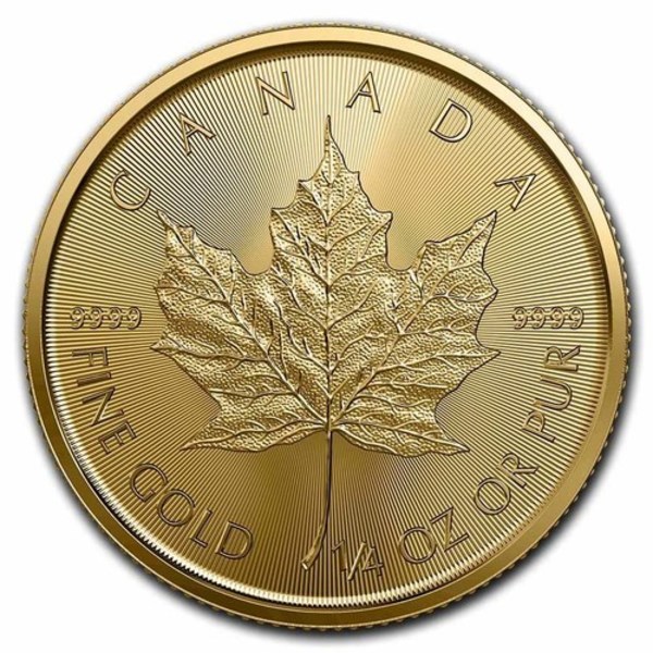 Compare prices of 2023 1/4 oz Canadian Gold Maple Leaf from online