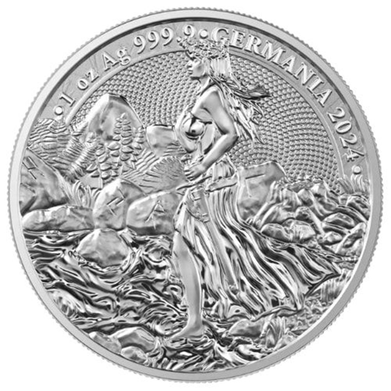 Compare 2024 1 oz Germania Silver Round prices