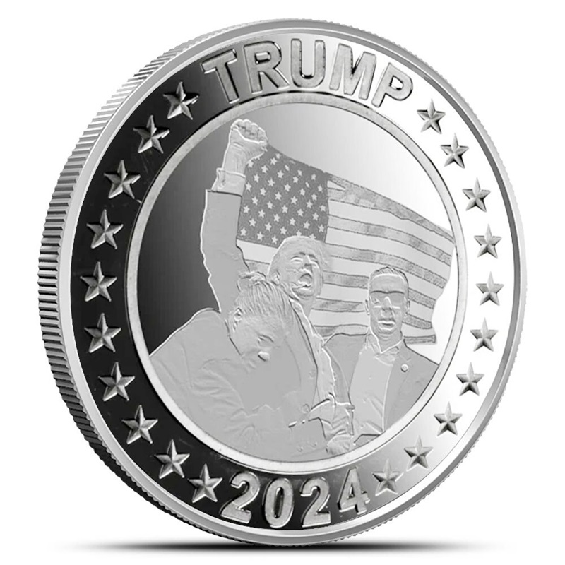 Compare 2024 1 oz Trump Assassination Attempt Silver Round prices