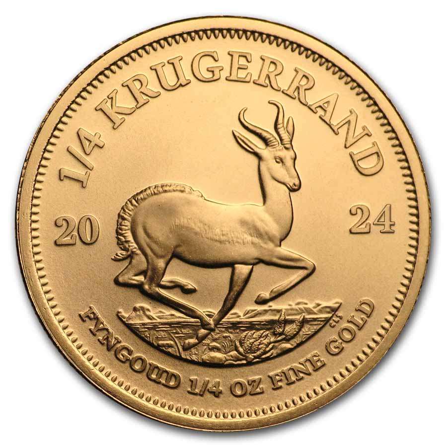Compare 2024 1/4 oz Krugerrand Gold Coin prices